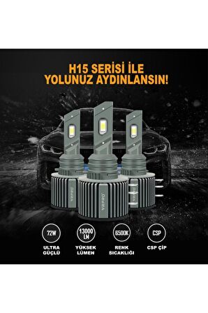 H15 Led Xenon Far Ampulü Csp Çip