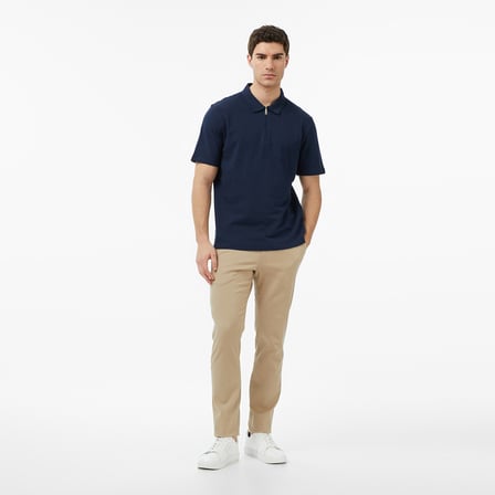 Nautica Erkek Lacivert Regular Fit Polo Yaka T-Shirt