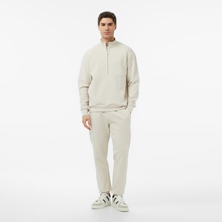 Nautica Erkek Bej Regular Fit Sweatshirt