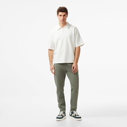 Nautica Erkek Ekru Regular Fit Polo Yaka T-Shirt