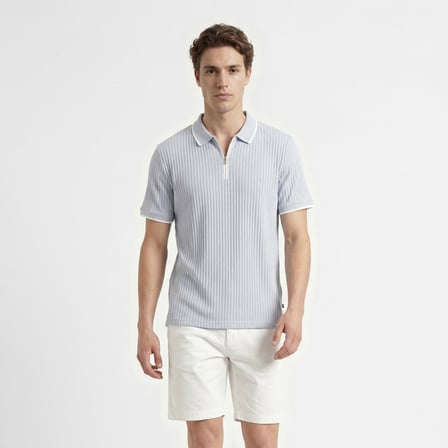 Nautica Erkek Mavi Regular Fit Polo Yaka T-Shirt