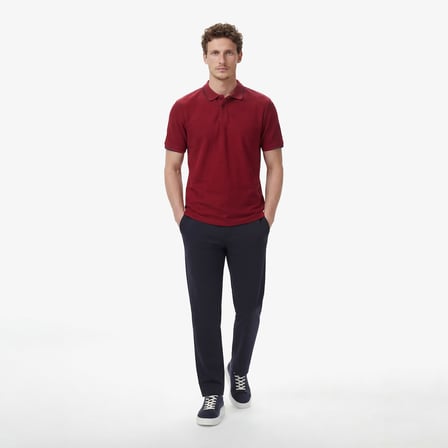 Nautica Erkek Bordo Regular Fit Polo Yaka T-Shirt