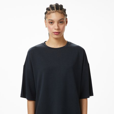 Nautica Kadın Siyah Regular Fit T-Shirt