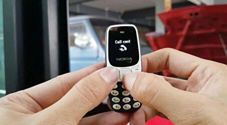 Mini Tuşlu Parmak Telefon (Dünyanın En Küçük Telefonu)