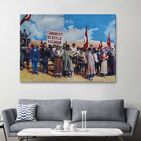 Biz Cumhuriyeti Böyle Kazandık Tablosu-6573