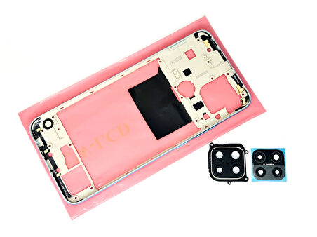 Oppo A15 A15S Uyumlu FULL KASA Arka Kapak Batarya Kapağı - MAVİ