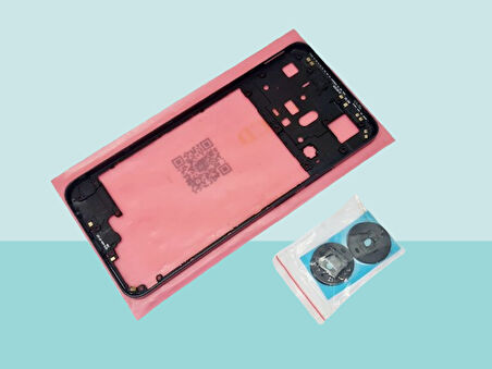 Oppo Realme C55 Uyumlu FULL KASA Arka Kapak Batarya Kapağı - SİYAH