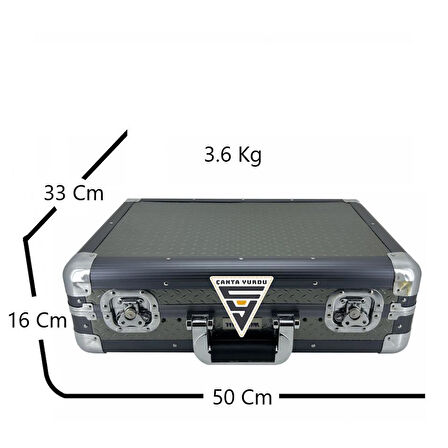 Alüminyum Tkm118 Kelebek Kilit Takım Çanta 50x33