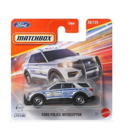 Matchbox 2026 Case Matchbox 2023 Ford Police Interceptor