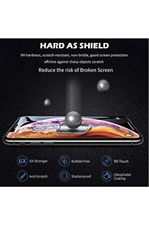 Iphone 11 Pro Max 5d Tam Kaplayan Nano Cam Ekran Koruyucu - Ultra Ince K2