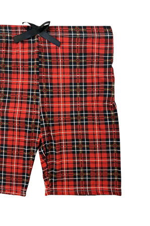 Esnek Lastikli %100 Pamuk Kadın Şort Pijama Altı - Srt1