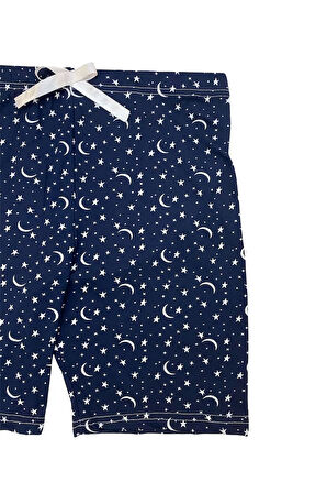 Esnek Lastikli %100 Pamuk Kadın Şort Pijama Altı - Srt1