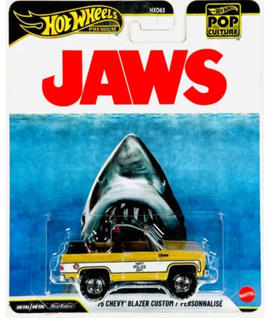 Hot Wheels 2026 Pop Culture Case T Jaws 75 Chevrolet Blazer Custom