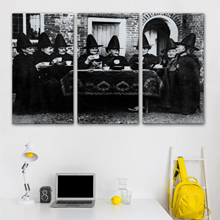 Yaşlı Cadıların Çay Partisi Tablosu -6577