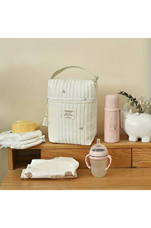 YAPRAK DESENLİ ORGANIZER BEBEK ÇANTASI