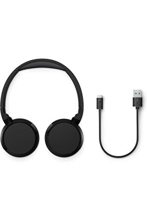 TAH3209 Kablosuz Kulak Üstü Kulaklık Dinamik Bas, Bluetooth, Çok Noktalı Bağlantı 25 Saat Kullanım Süresi Siyah