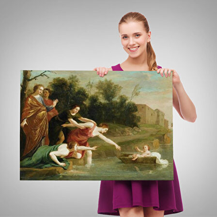 Jacques Stella - Musa'nın Bulunuşu Tablosu - The Finding of Moses-6579