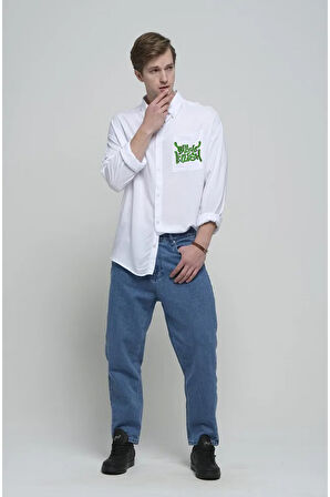 Tasarım Billie Eilish Baskılı Unisex Şarkıcı Gömlek