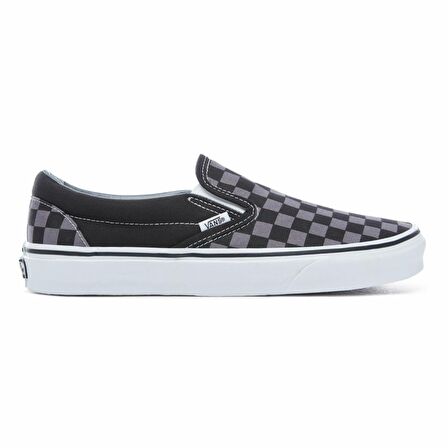 SİYAH Erkek Keten Ayakkabı VN000EYEBPJ1 VANS Classic Slip-On (Checkerboard) black/pewter