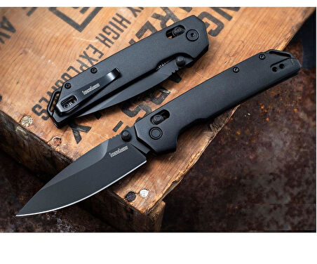 Kershaw Çakı Iridium - Black D2 Çelik