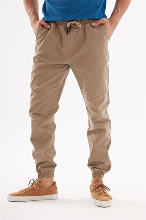 Erkek Camel Jogger Pantolon