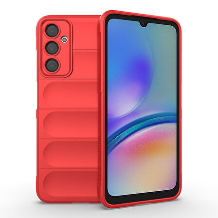 Samsung Galaxy A16 Kılıf Esnek TPU Oyuklu Arka Yüzey Tasarımlı Etnik Silikon Kapak