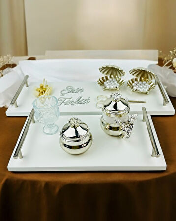 Tranquility Mermer Söz Tepsisi