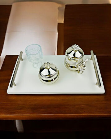 Tranquility Mermer Söz Tepsisi