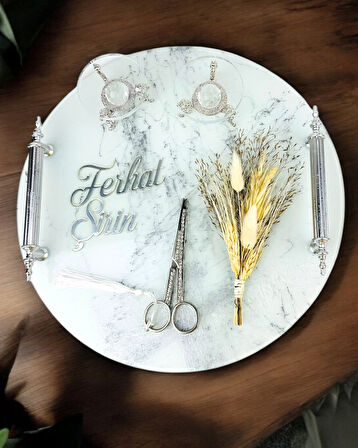 Radiance Gümüş Nişan Tepsisi