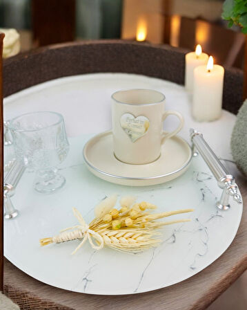 Radiance Gümüş Nişan Tepsisi