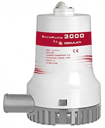 Europump II Sintine pompası 24V 3000 GL/saat Kapasite