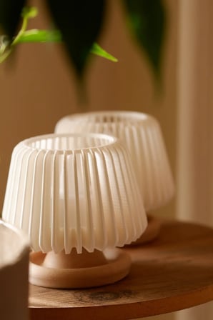 Dekoratif Led Tealight Mumluk | Masaüstü Aydınlatma | 2'Li Set