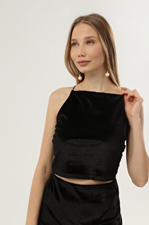 DRR Moda Lastikli Kadife Büstiyer