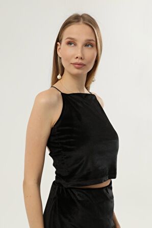 DRR Moda Lastikli Kadife Büstiyer