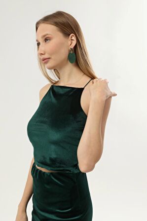 DRR Moda Lastikli Kadife Büstiyer