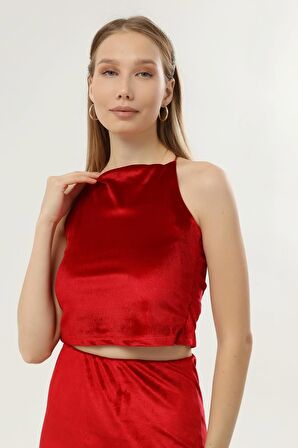 DRR Moda Lastikli Kadife Büstiyer