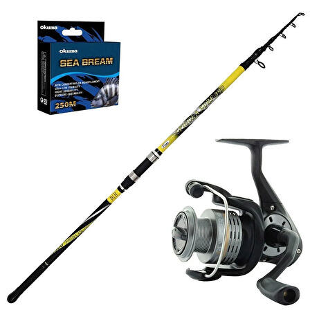 Okuma Revenger 55 - Kendo Spigola Surf 420cm Surf Olta Seti