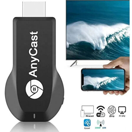 Ozmik M9 Plus Kablosuz WiFi Ekran 4K 1080P HDMI uyumlu TV Dongle Alıcısı Airplay AnyCast ANDROİD/İOS