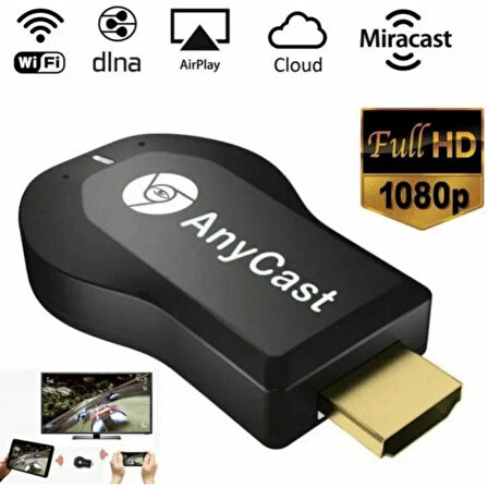 Ozmik M9 Plus Kablosuz WiFi Ekran 4K 1080P HDMI uyumlu TV Dongle Alıcısı Airplay AnyCast ANDROİD/İOS