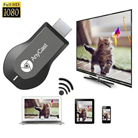 Ozmik M9 Plus Kablosuz WiFi Ekran 4K 1080P HDMI uyumlu TV Dongle Alıcısı Airplay AnyCast ANDROİD/İOS