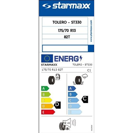 Starmaxx 175/70 R13 82T Tolero St330 Yaz Lastiği 2025