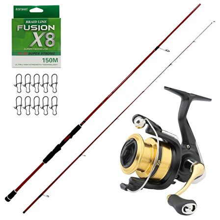 Okuma Red Spin 243cm 7-28gr - Daiwa RS 3000 Spin Olta Seti