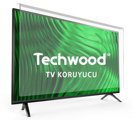 Techwood 50U660EU Tv Ekran Koruyucu - Techwood 50" inç 126 Ekran 4k android smart hd Koruyucu 