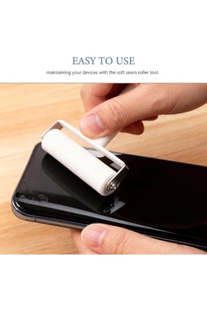 Seam Roller Silikon Uygulama Rulosu Telefon Tablet Ekran Koruyucu Cam Film Yapıştırma Aparatı Duvar Kağıdı ve Yapışkanlı Film İçin