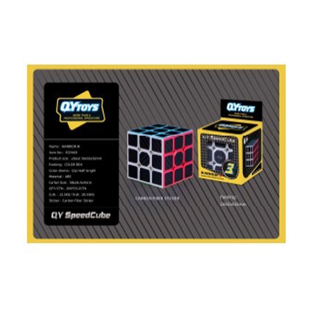 Asya 3x3 Zeka Küpü Carbon Fiber Eğitici Oyuncak