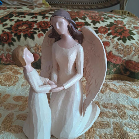   Ahşap El İşleme Anne Ve Çocuk