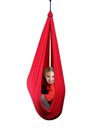 Yoga Swing Kırmızı Salıncak Duyusal Salıncak Çocuk Aktivite Gelişim Salıncağı