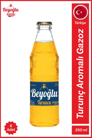 Turunç Aromalı Gazoz 6x250 ml