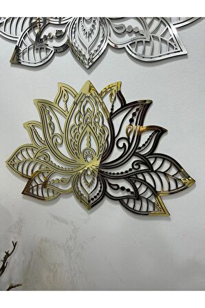 Lotus Çiçeği Altın Kaplama