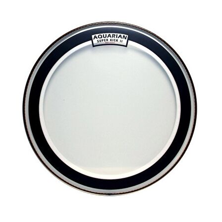 Aquarian SKII18 18 İnç Super Kick Çift Kat Clear Kick Derisi